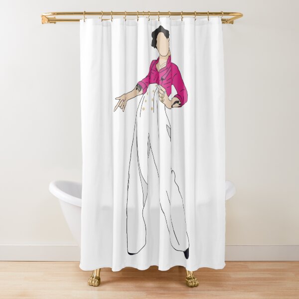 Lined Harry Fine Line Shower Curtain