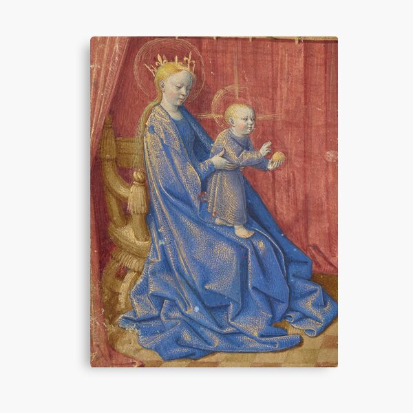 Hours of Simon de Varie - Jean Fouquet, and Dunois Master, and Master of Jean Rolin II Canvas Print