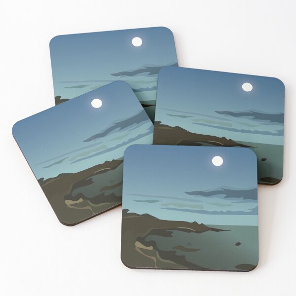 Item preview, Calm Beach at night designed and sold by APT209.