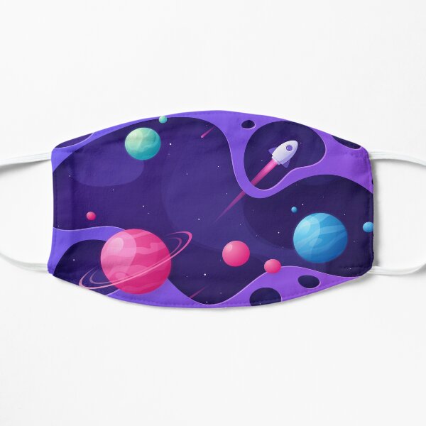 Space Exploration Flat Mask