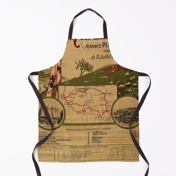 Item preview, PLM Avallonais vintage travel poster designed and sold by stickart-marek.