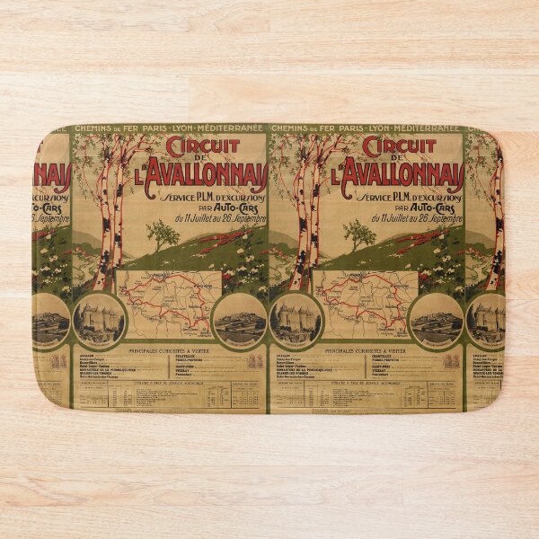Item preview, PLM Avallonais vintage travel poster designed and sold by stickart-marek.