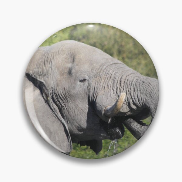 Item preview, Elephant who comes to drink designed and sold by EstelleRossetti.