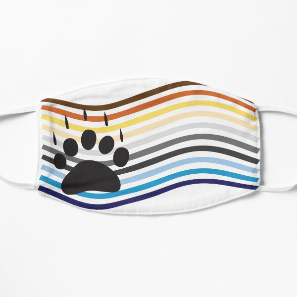 Harbour City Bears Bear Pride Waves Flat Mask