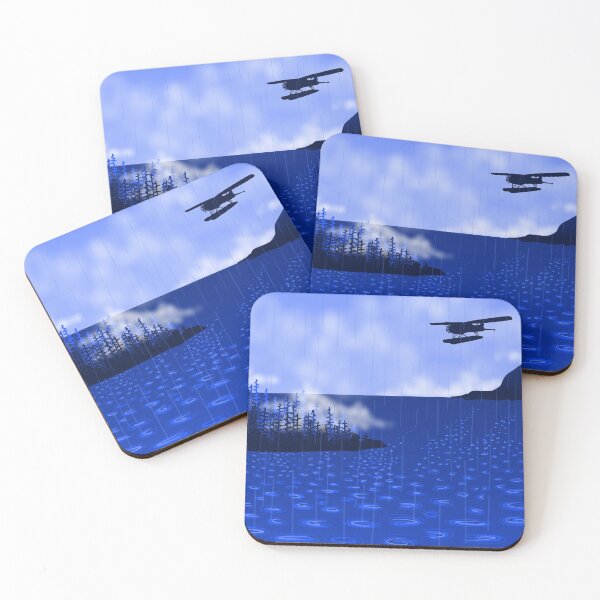 Item preview,  Rain in Ketchikan with a Floatplane designed and sold by Krystal  Thomas.