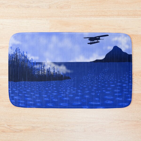 Item preview,  Rain in Ketchikan with a Floatplane designed and sold by Krystal  Thomas.