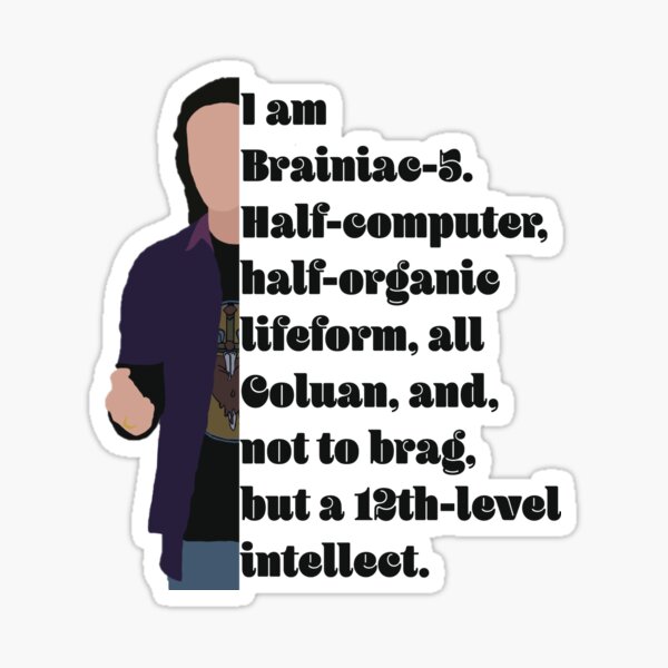 not to brag, but a 12-th level intellect Sticker
