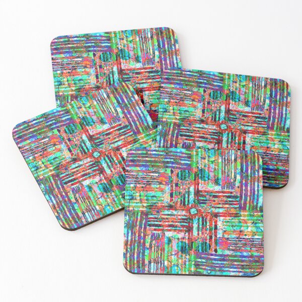 Item preview, “Warp And Weft” No.1 | Digital Abstract Pattern designed and sold by LiseHoltArt.