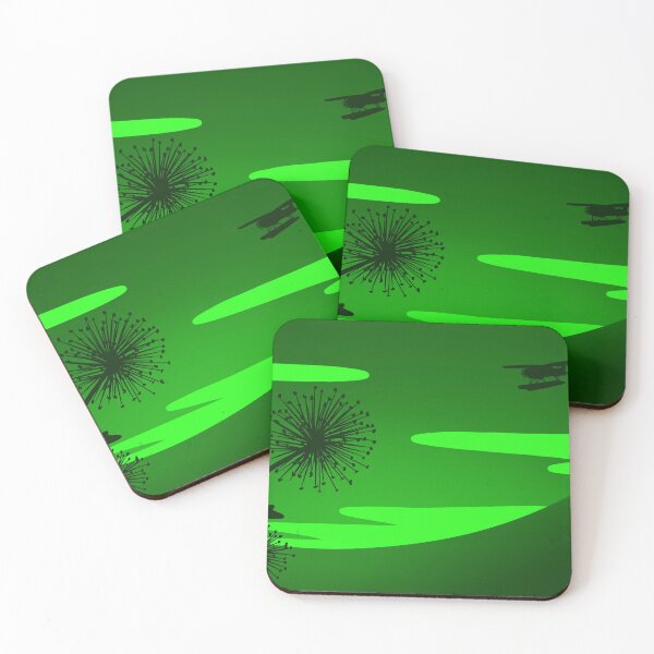 Item preview, Green Sky and Dandelions and Floatplane designed and sold by Krystal  Thomas.