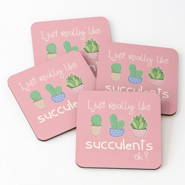 Item preview,  I Just Really Like Succulents OK? designed and sold by GrimButterfly.