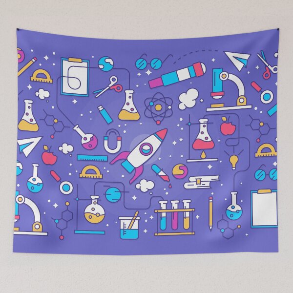 Item preview, World Of Science And Invention designed and sold by Vector Scout Lab.