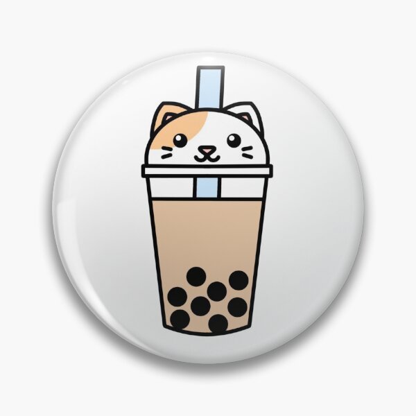 Item preview, cat boba designed and sold by milkteajin.