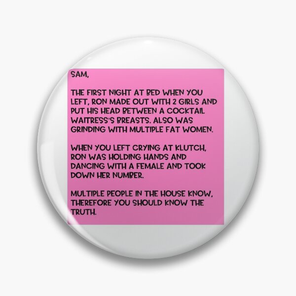 Item preview, Jersey Shore Letter to Sam designed and sold by sieeeeerra.
