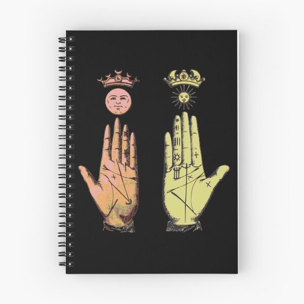 Item preview, Alchemy Hands Sun Moon Mystical Occult Symbol designed and sold by h44k0n.