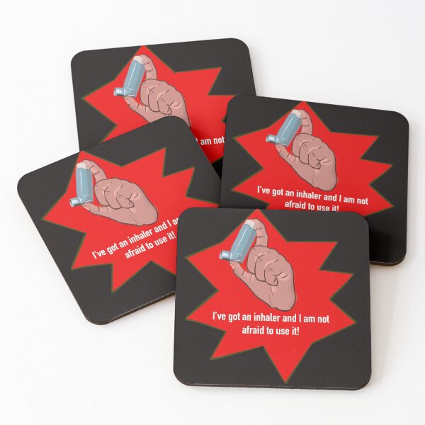 Item preview, I’ve got an inhaler and I am not afraid to use it saying phrase gift for men and women.  designed and sold by Artonmytee.