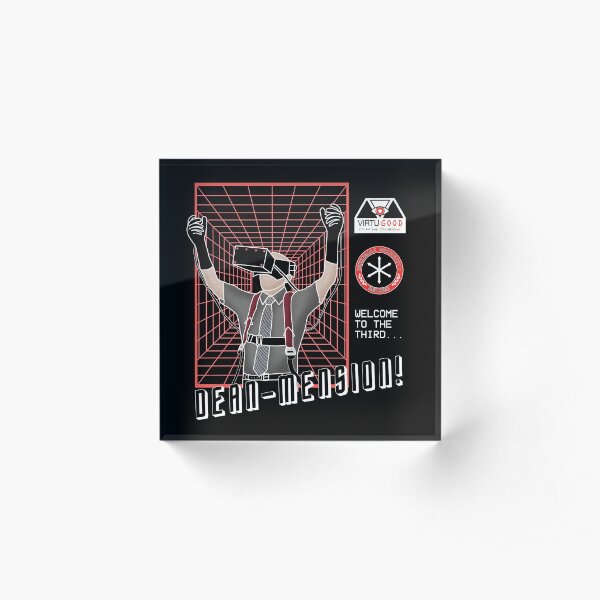 Community Dean Pelton Virtual Reality Acrylic Block