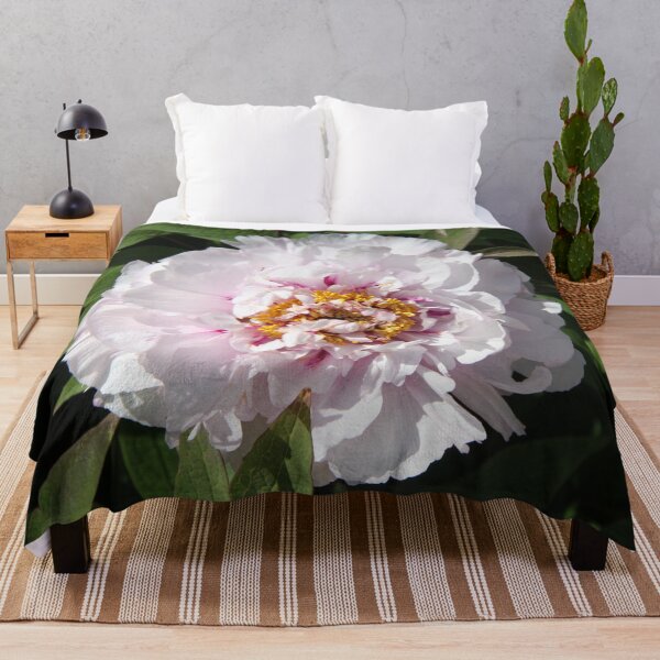 Item preview, Peony bud spring flower blossom and green rose chafer designed and sold by EstelleRossetti.