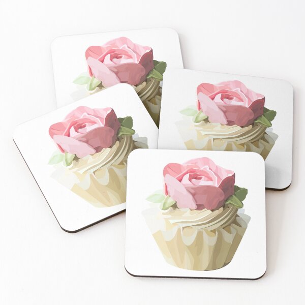 Item preview, Rose Decorated Cupcake designed and sold by GraphicsLoading.