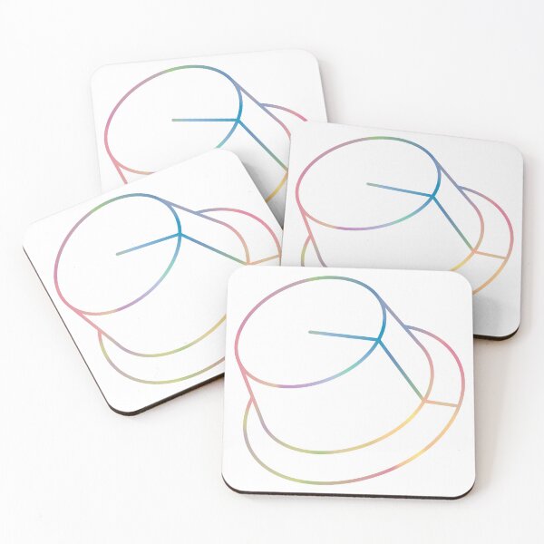Item preview, Knobs - Angled - Rainbow designed and sold by Alix Poulsen.