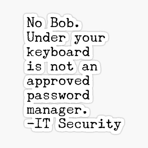 Item preview, Under the keyboard password manager. designed and sold by Sarturas.