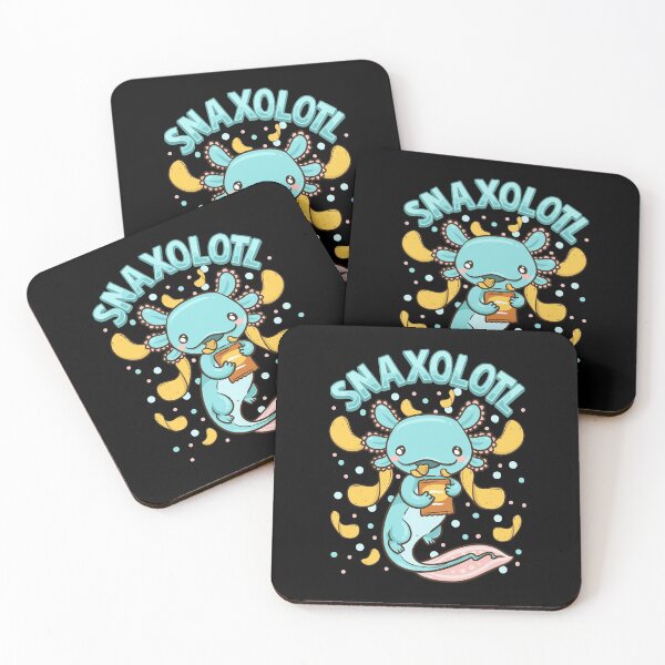 Item preview, Cute & Funny Snaxolotl Adorable Snacking Axolotl designed and sold by perfectpresents.