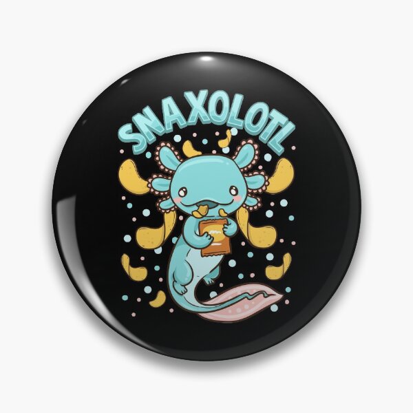 Item preview, Cute & Funny Snaxolotl Adorable Snacking Axolotl designed and sold by perfectpresents.