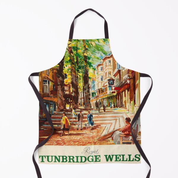 Item preview, Royal Tunbridge Wells vintage travel poster designed and sold by stickart-marek.