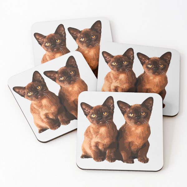 Item preview, Burmese Cat Cute Kittens designed and sold by ElegantCat.