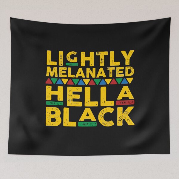 Item preview, Lightly Melanated Hella Black Dashiki Melanin African American Pride Heritage  designed and sold by alenaz.