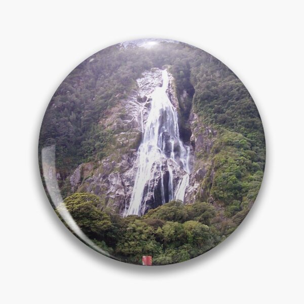 Item preview, Waterfall Milford Sound South Island New Zealand  designed and sold by Naomi80.