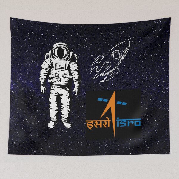 Item preview, ISRO Astronaut Space Shuttle in Stars designed and sold by vishal100ni.
