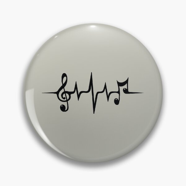 Item preview, Music Pulse Heartbeat Notes Clef Frequency Wave Sound Festival  designed and sold by boom-art.