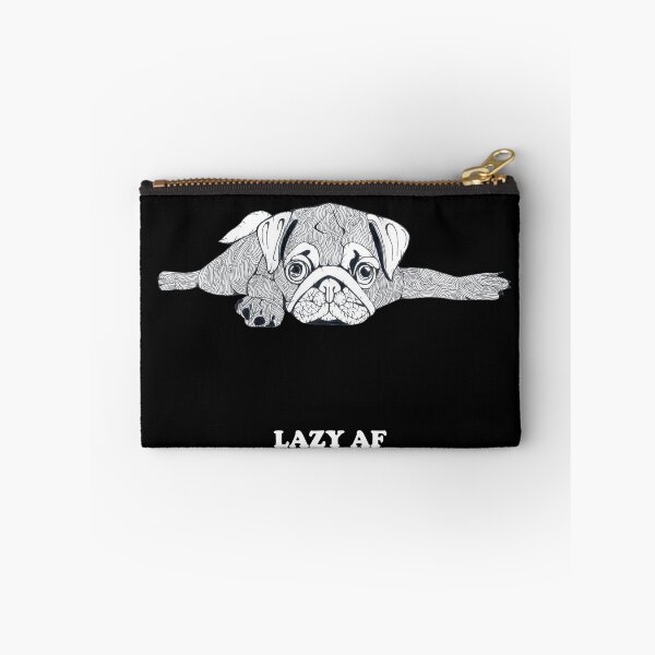 Item preview, Lazy AF Pug designed and sold by Flower Magic .