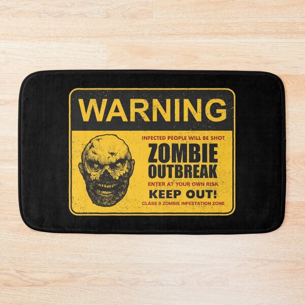 Item preview, Zombie Outbreak Warning Keep Out! designed and sold by Vector Scout Lab.