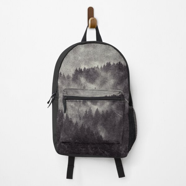 Item preview, Excuse Me, I'm Lost // The Dark Wave Side Of A Misty Nostalgia Wilderness Forest With Cascadia Trees Covered In Fog designed and sold by Tordis Kayma.