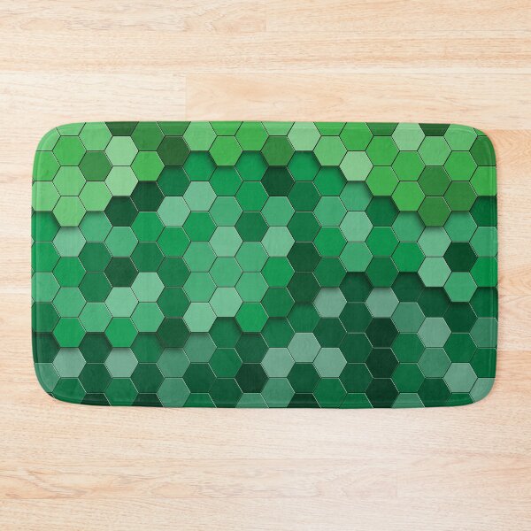 Item preview, Green Papercut Hexagons designed and sold by Vector Scout Lab.