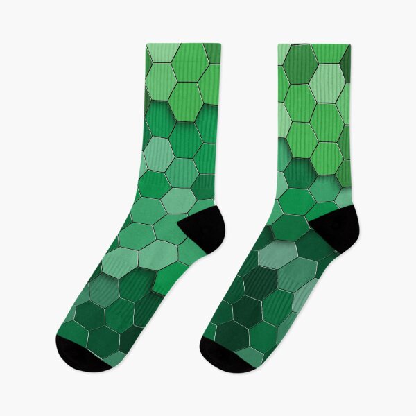 Item preview, Green Papercut Hexagons designed and sold by Vector Scout Lab.