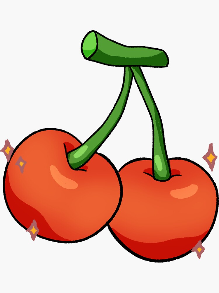 "ACNH Cherry" Sticker for Sale by kreamesodapop Redbubble