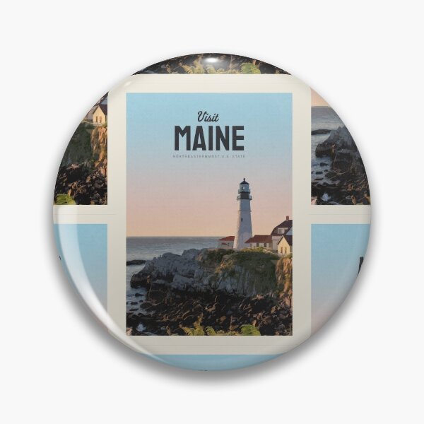 Item preview, Visit Maine designed and sold by Mercury Club.