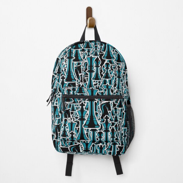 Chess Pattern II BLACK Backpack