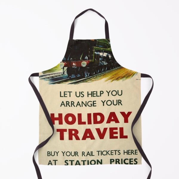 Item preview, Holiday Travel vintage travel poster designed and sold by stickart-marek.