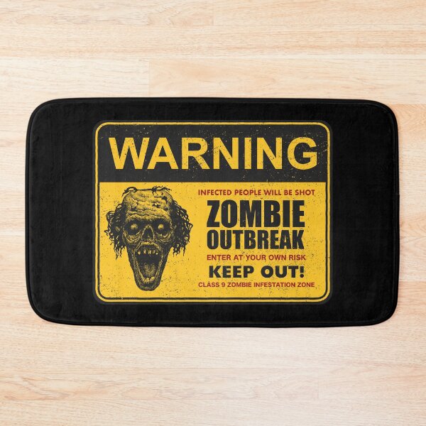 Item preview, Zombie Outbreak Warning Keep Out! designed and sold by Vector Scout Lab.
