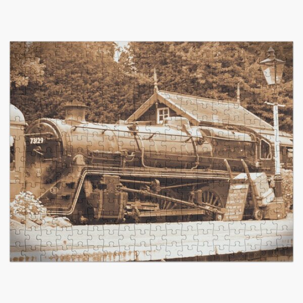 Steam past and present Jigsaw Puzzle