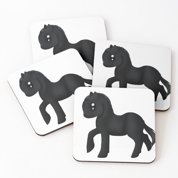 Artikelvorschau, Schwarzes Blasenpony entworfen und verkauft von teddiwinkles.