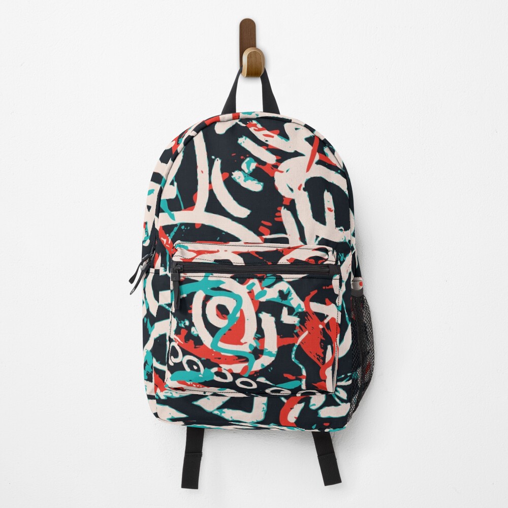 Street Art Graffiti Pattern Ink and Posca Backpack