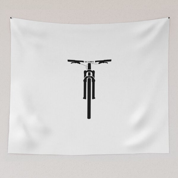 Item preview, Go Ride Your Mountain Bike Black designed and sold by RabeDesigns.
