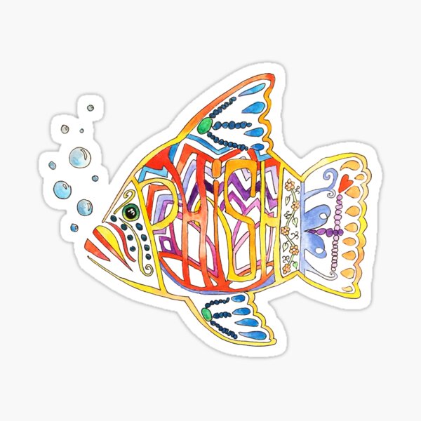 Phish paintcolor Sticker