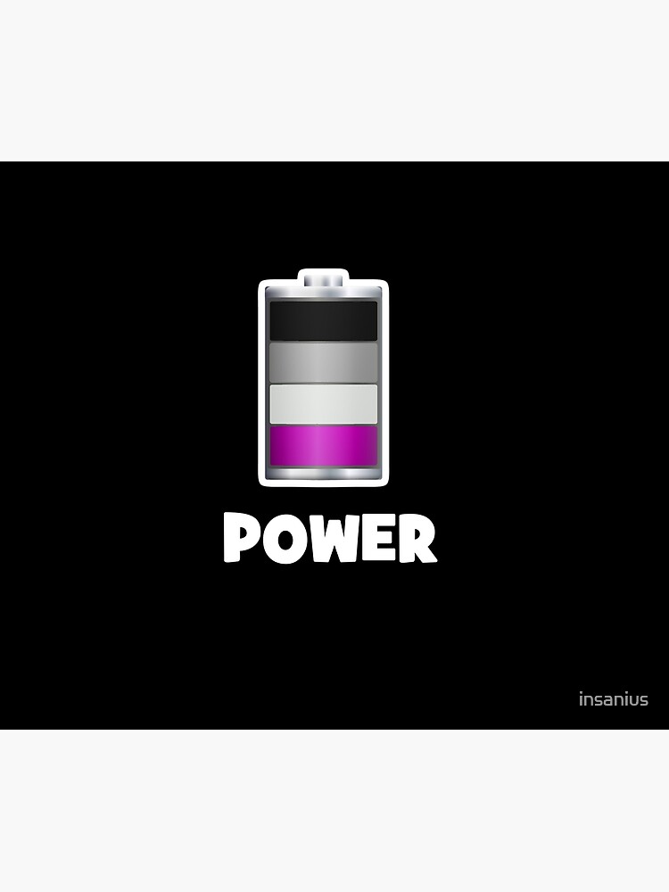 Discover Asexual Battery Power Asexuality Pride Asexual Flag Asexual Meme Asexual Humor Tapestry