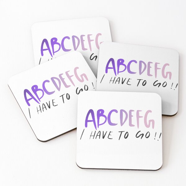 Item preview, Abcdefg I have to go designed and sold by Keeping Art Heavenly.