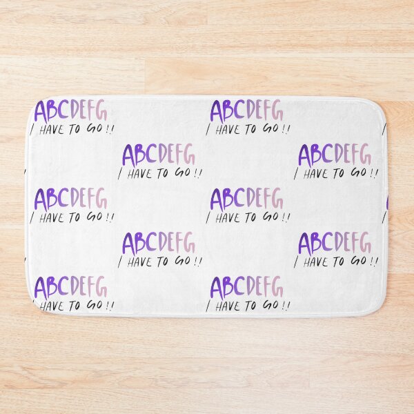Item preview, Abcdefg I have to go designed and sold by Keeping Art Heavenly.